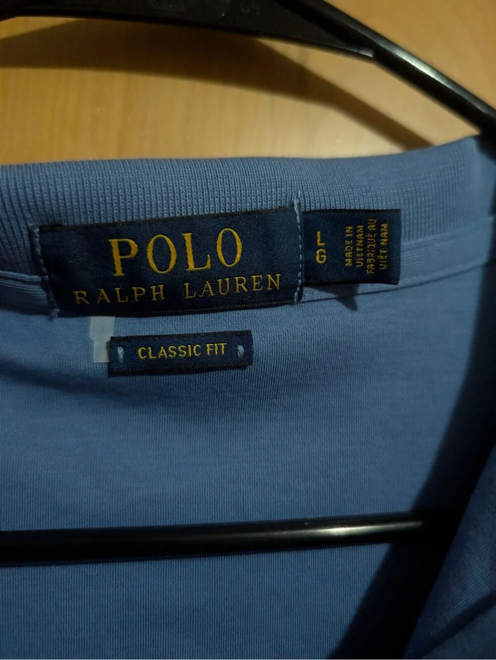 Polo Ralph Lauren Classic Fit Light Blue Cotton Polo Shirt Large